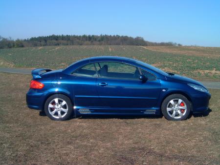 ma 307 cc avec les bas caisse