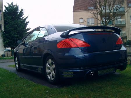 ma 307 cc avec bas caisse et rajout are chocs